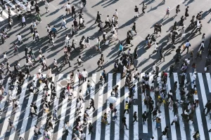 people walking