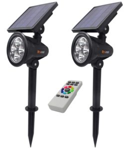 itscool colored solar spotlights