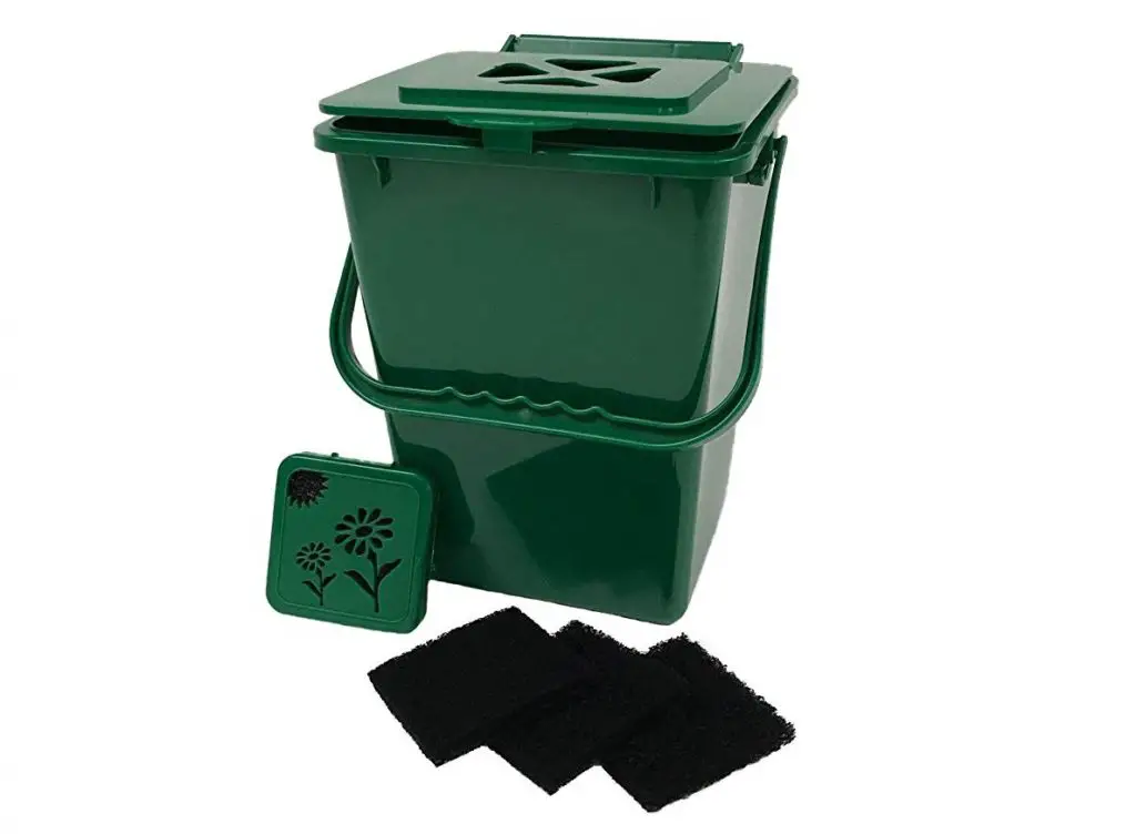 Best Indoor Composting Bins 2021 Reviewed   1 Eco 2000 Plus Kitchen Compost Waste Collector 1024x752 