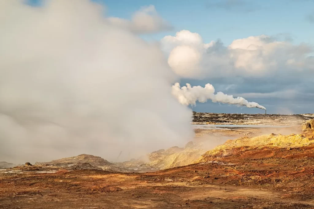 geothermal area