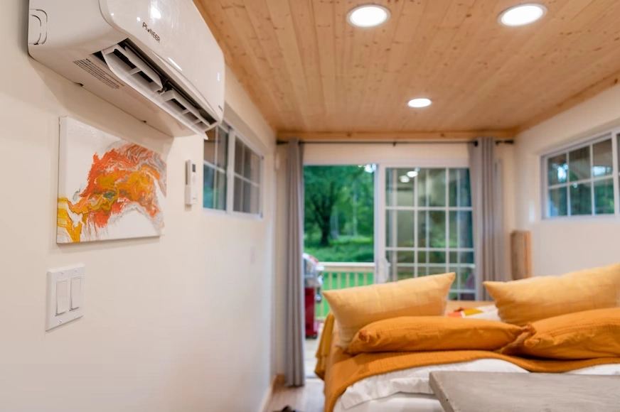 solar tubes in a large bedroom