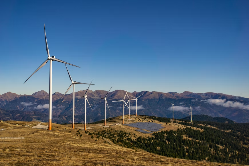 wind and solar farm