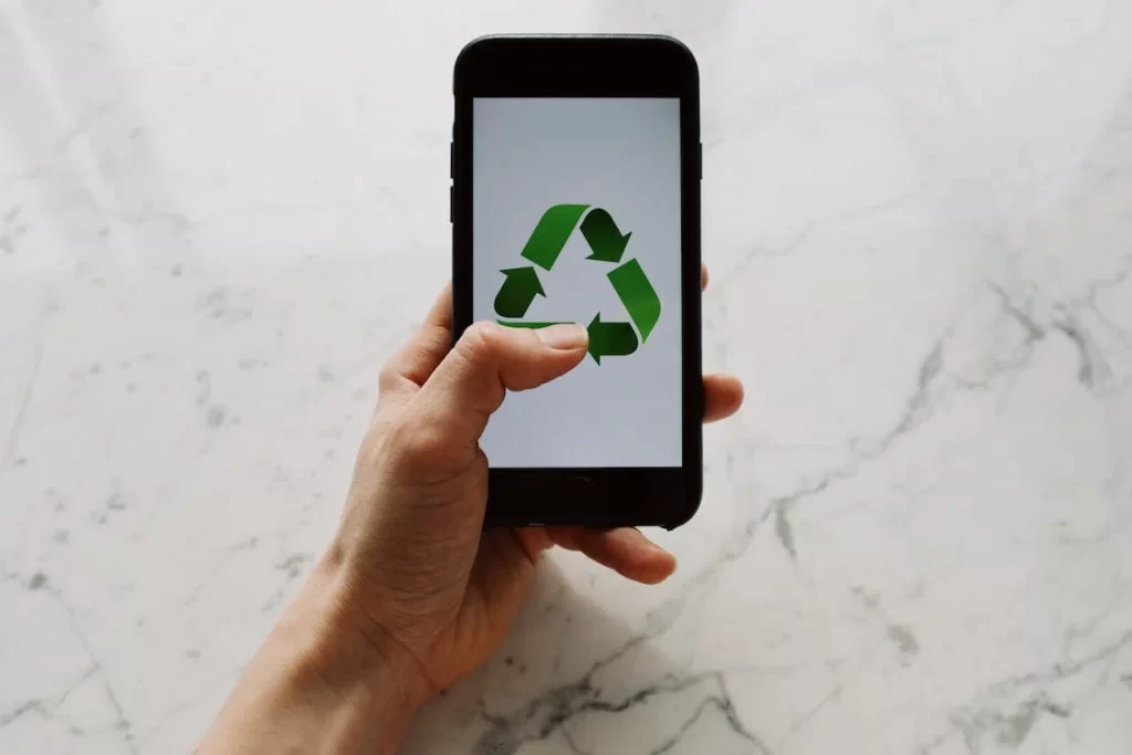 An old iPhone can be recycled to reclaim gold, silver, lithium, plastic, and other recyclable materials.