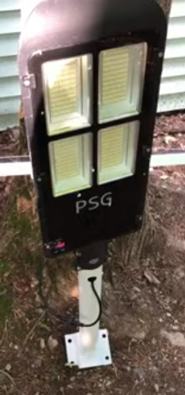 PSG Solar Street Lights Outdoor Lamp LED charging outside 