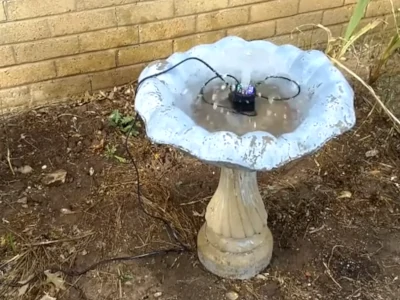 Lewisia Solar birdbath Fountain Pump