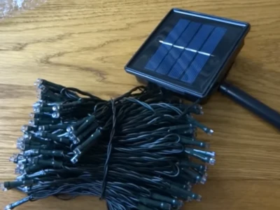 Qedertek 2-Pack Solar String Lights